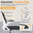 Kyanna Ergonomic Mesh Drafting Chair-155781140-181773173