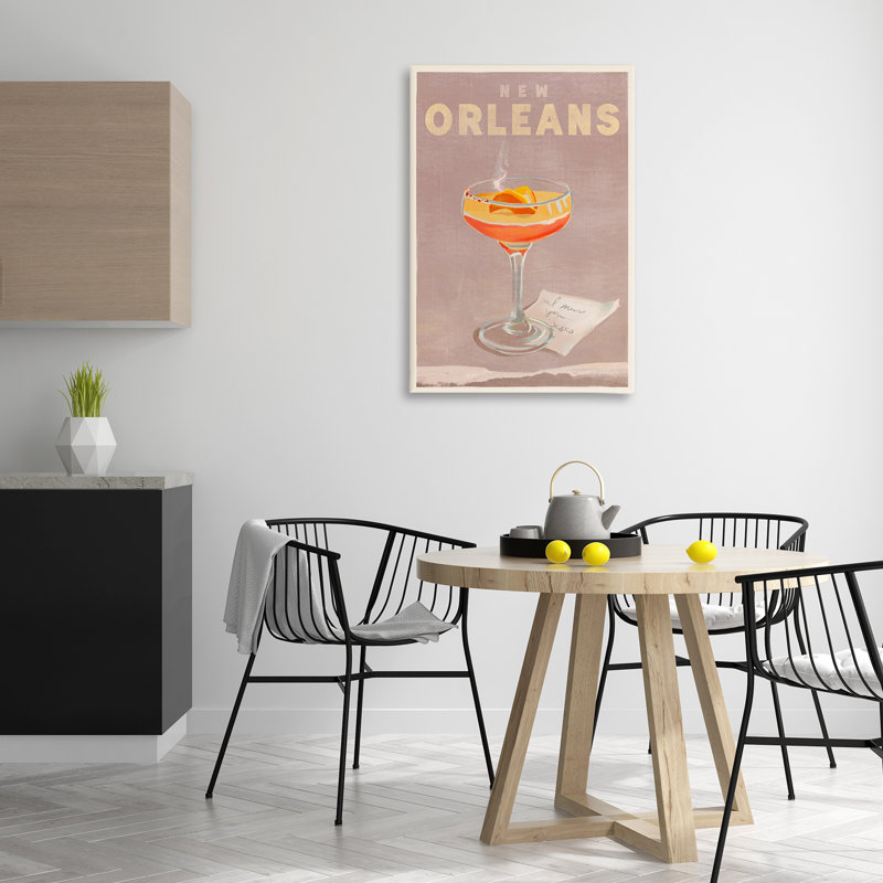 «New Orleans Cocktail» par The Whiskey Ginger, H 36 po x l 24 po