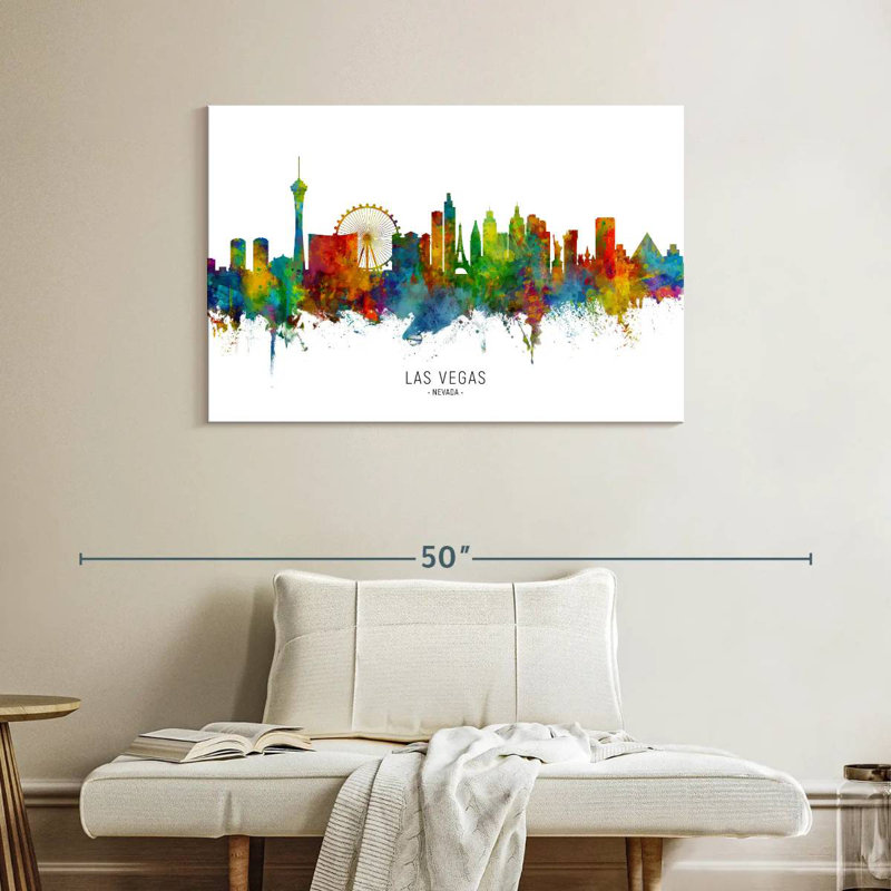 Skyline Sirec Las Vegas Nevada I, H 26 po x l 39 po