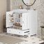 Meuble-lavabo 30 po avec lavabo en céramique-961390264