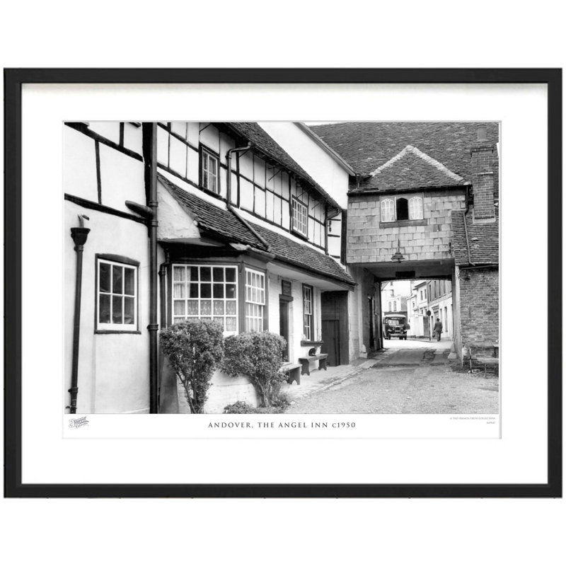 Andover, The Angel Inn C1950 by Francis Frith - Single Picture Frame Print, 40cm H x 50cm W x 2.3cm D