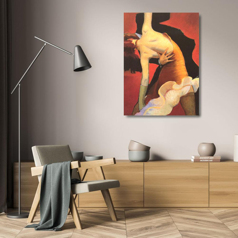 La robe dorée, H 24 po x l 18 po