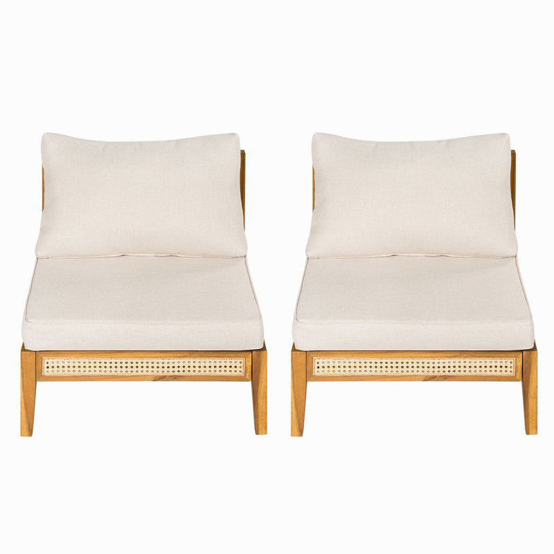 Chaise sans accoudoirs Kirkby, ensemble de 2