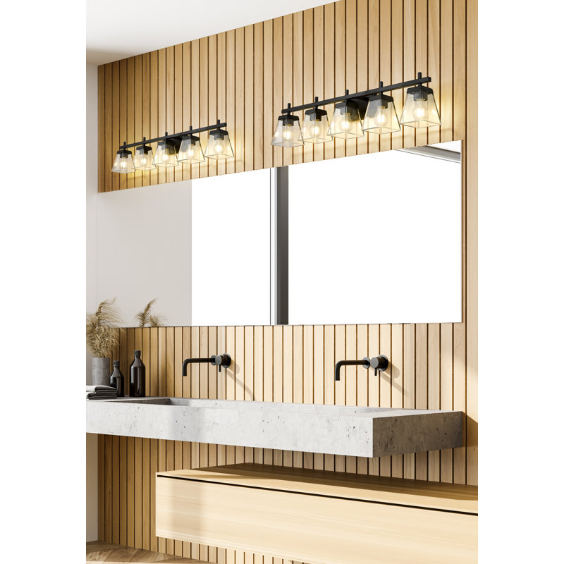 Burko 5 - Light Dimmable Vanity Light, Matte Black