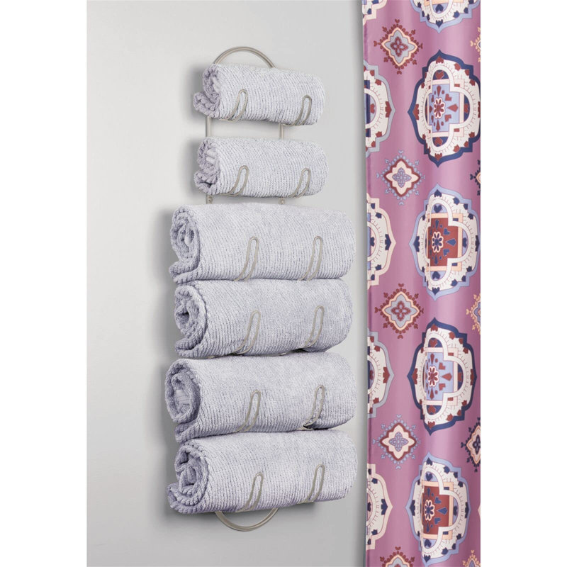 Badri 1 Wall Towel Rack, Nickel
