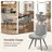 Modern Dining Chairs, 21.6"L*18.5"W*32.8"H, Tech Fabric Upholstery with Stylish Design, Sofa-Level Cushioning, Pet-Friendly, Durable Scratch Resistant, for Kitchen, Dining Room or Home Office-16849741-32018532