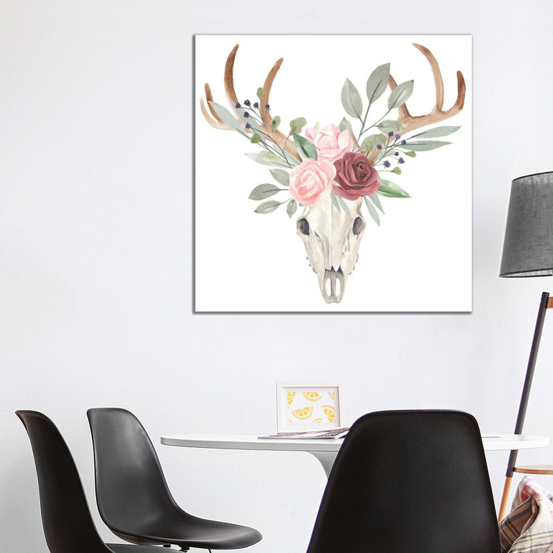 Branched Posy I by Annie Warren - Wrapped Canvas Print, 93.98 cm H x 93.98 cm W x 3.175 cm D