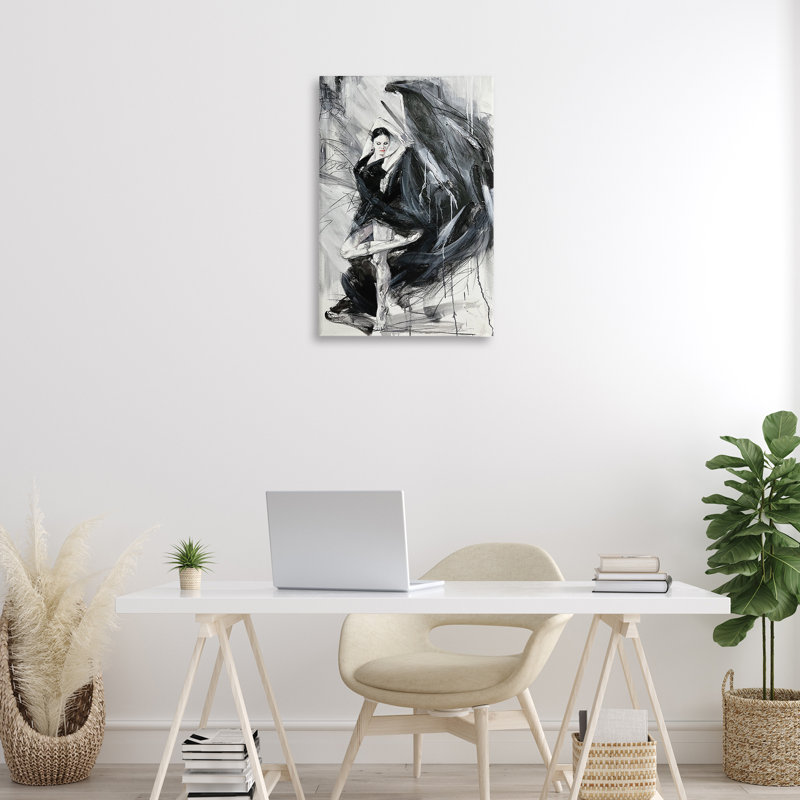 «Elegant Dancer», toile par Lucille Lee, H 30 po x l 20 po