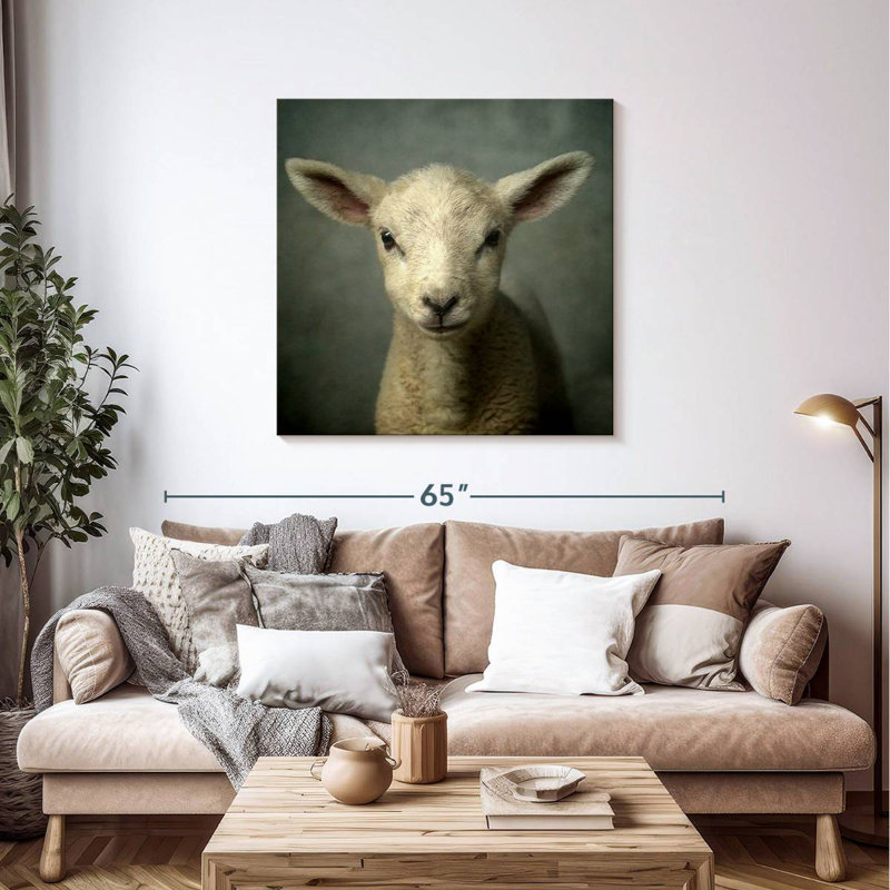 Crowle Newborn Lamb, 39" H x 39" W