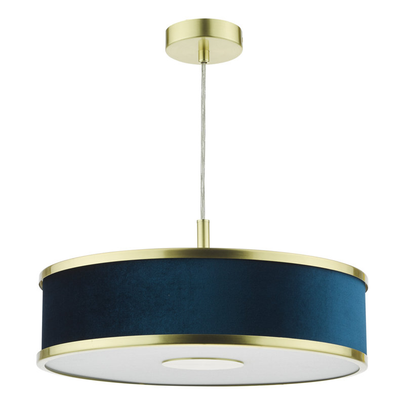 Avionne 3 - Light Pendant, Blue, Brushed Brass