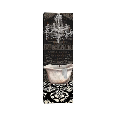 Midnight Bath Panel by Tre Sorelle Studios - Wrapped Canvas Panoramic Gallery-Wrapped Canvas Giclée