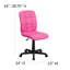 Chaise de bureau pivotante en vinyle Bonavant-100667718-100667726