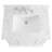 Shanene 30'' Single Bathroom Vanity with Carrara Marble Top-2086080425