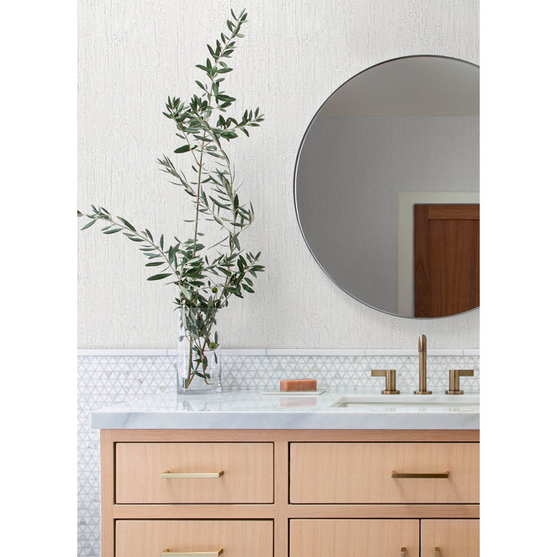Papier peint texturé Ironbark Beige, Ivoire ivoire