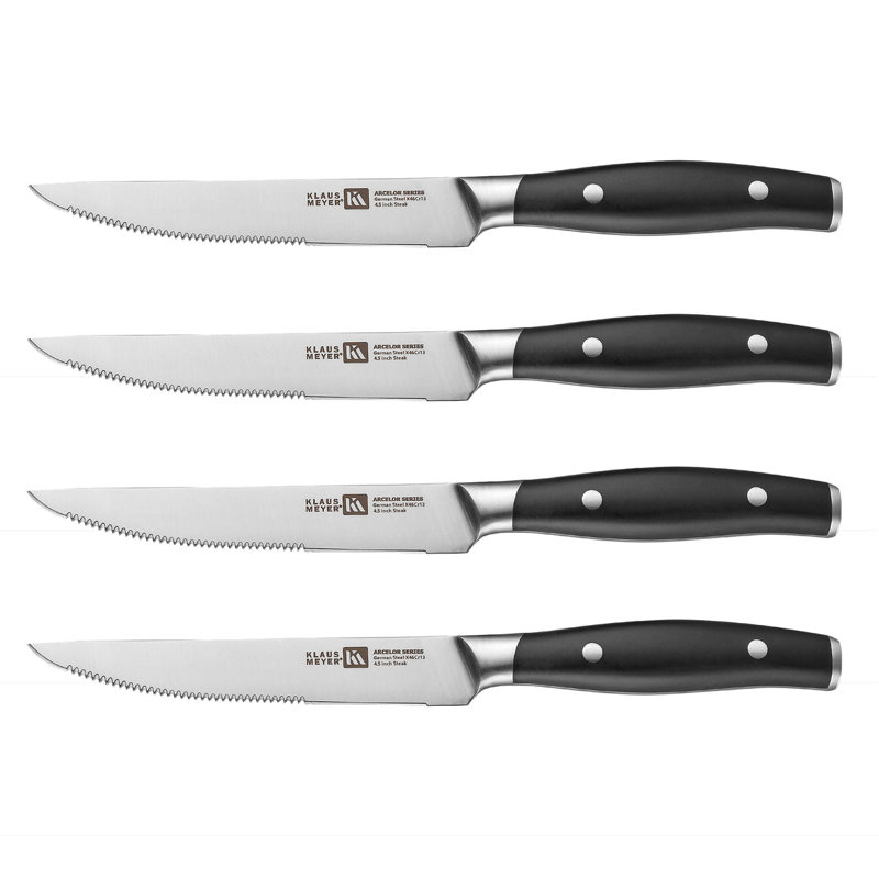Ensemble de couteaux à steak 4 pièces Klaus Meyer Arcelor