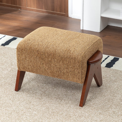 Karsen Upholstered Bench with Solid Wood Leg