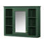 Armoire de rangement de salle de bain avec miroir - 35 po x 27,5 po à fixation murale pour tablettes fonctionnelles-1532377521