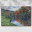 «The Small Arm of Jeufosse, Autumn, 1884», toile tendue avec châssis-1897694378