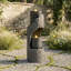 Outdoor Fountain with Lights