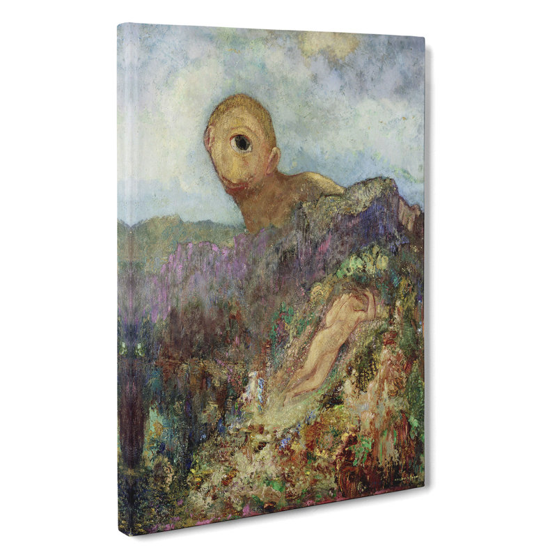 The Cyclops by Odilon Redon - Wrapped Canvas, 76cm H x 50cm W x 3cm D