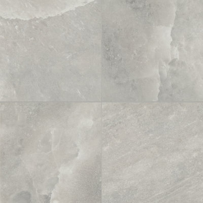 Rock Crystal 32 in. x 32 in. Glossy Porcelain Tile