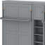 Lits escamotables à double paroi avec armoires et tablettes-806396653