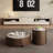 Round rock plate end table combination-105491700