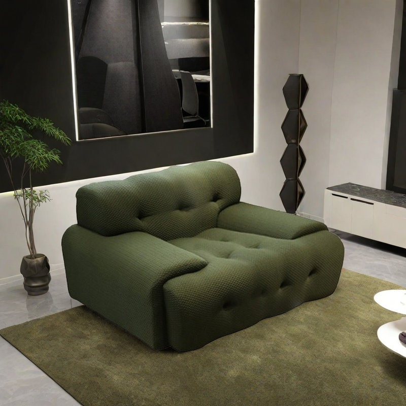 Light Luxury Retro Green Sofa