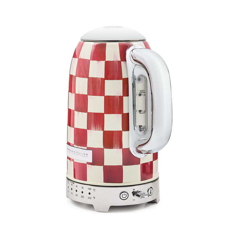 Check Electric Kettle, Cherry