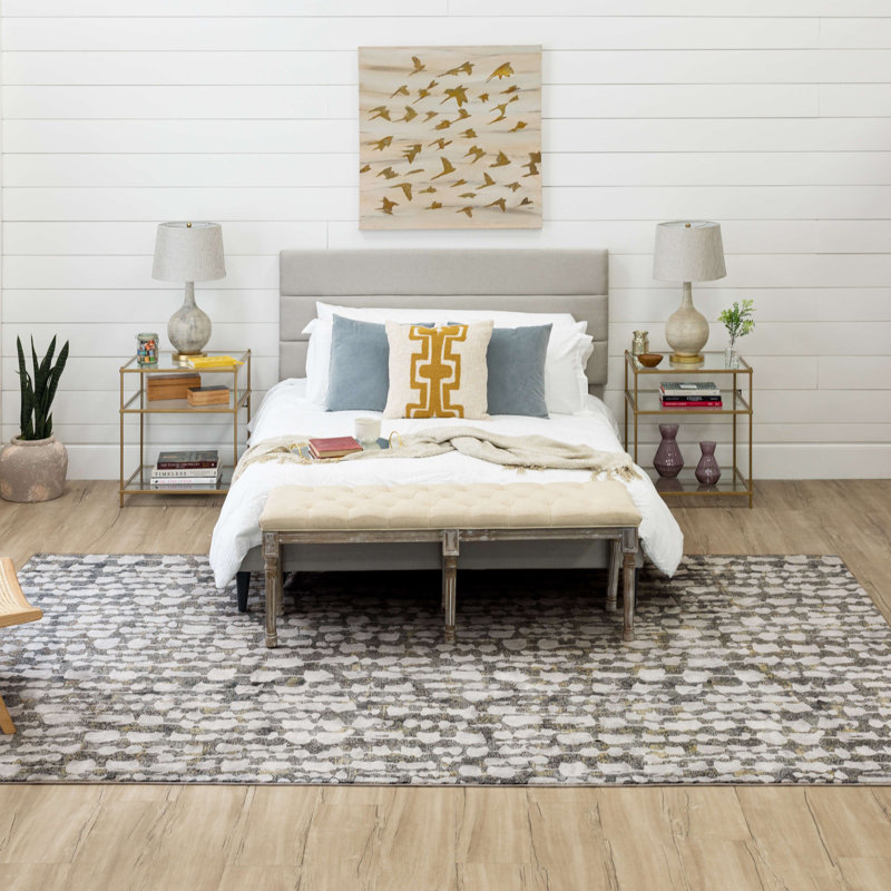 Portofino Low Pile Stain/Fade Resistant Machine Woven Abstract Indoor Area Rug, 8' x 11'