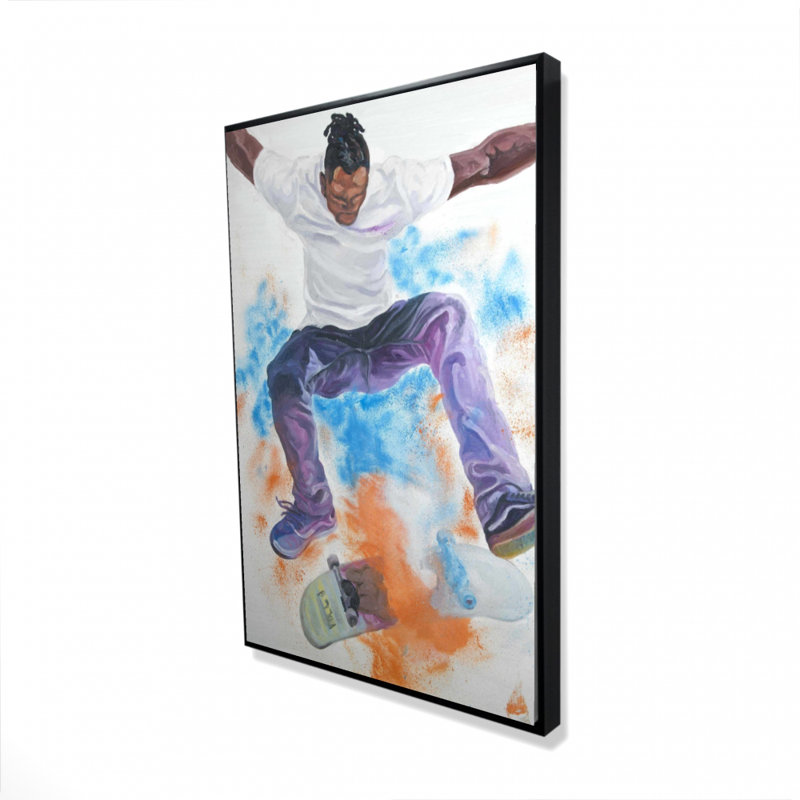 «Skater» sur toile