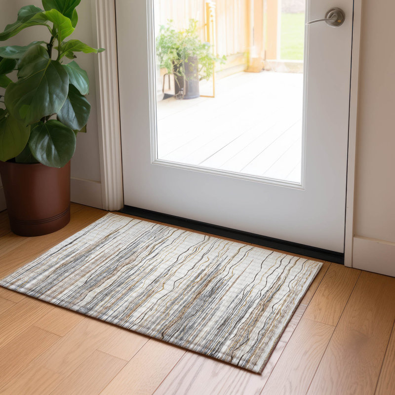  Machine Washable Indoor/Outdoor Chantille ACN996 Paprika Area Rug, Rectangle 1'8" x 2'6"