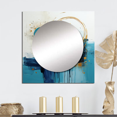 Demethra - Abstract Large Square Mirror For Wall Art Decor