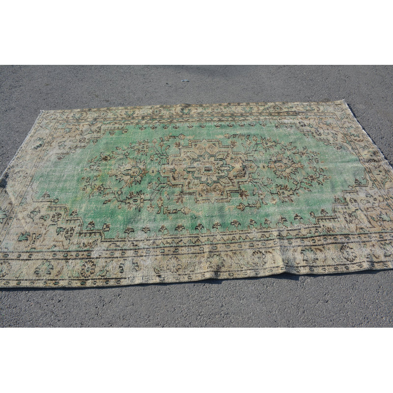 Grands tapis 5,2 x 8,1 pi, tapis de décoration intérieure, tapis turc, tapis beige, tapis rétro, tapis de cuisine