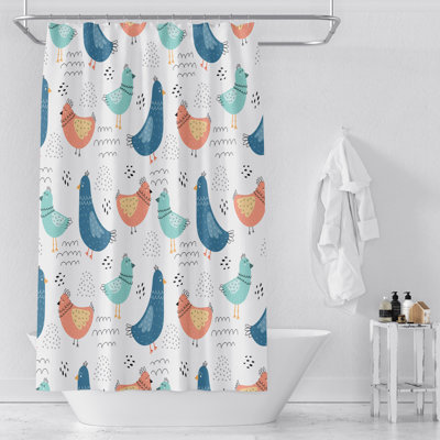 Rideau de douche simple