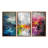 Vibrant Arcadia Retro Rainbow - Abstract Wall Art Decor Set-186297109-186297110
