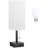 Blue Small Table Lamp for Bedroom,3 Colour Temperature Pull Chain Control-30417854-30417848