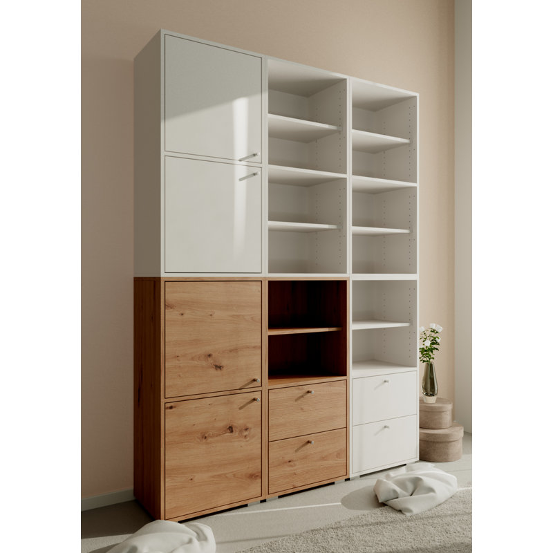 Moindou 97cm H x 46cm W Standard Bookcase, White