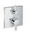 Ecostat Square Temperature Memory Thermostatic Valve Trim