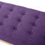Banc, mauve - d'inspiration Mid-Century, siège, pieds de conception solide
