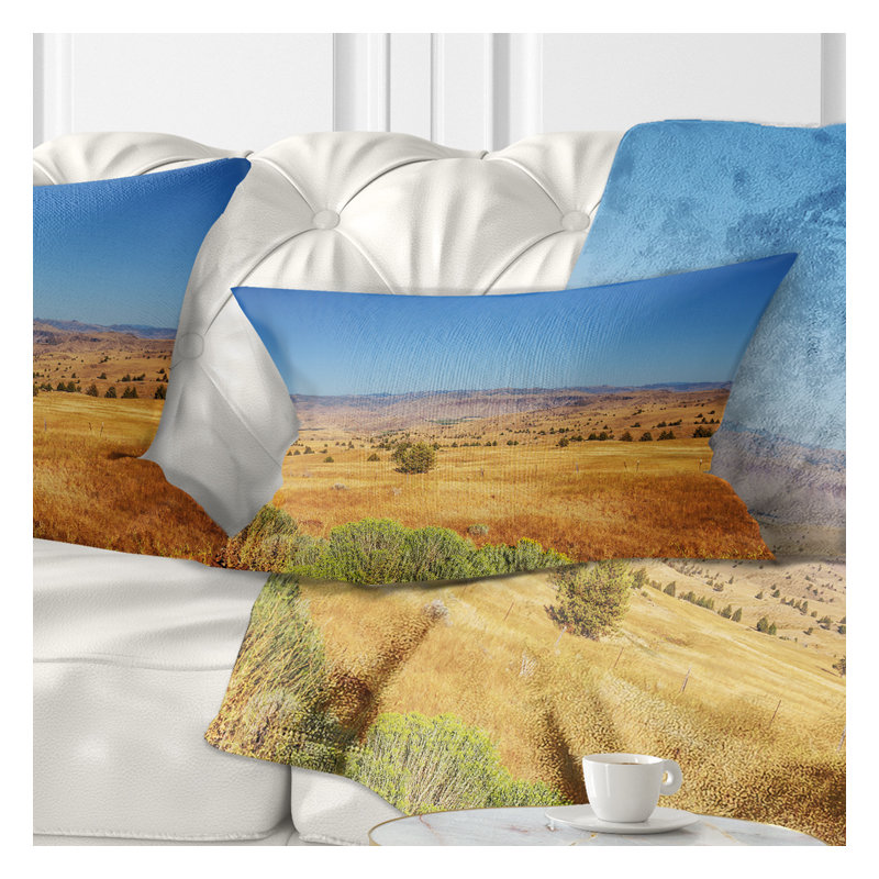 Prairie avec coussin Sky, Rectangulaire, 12 po x 20 po