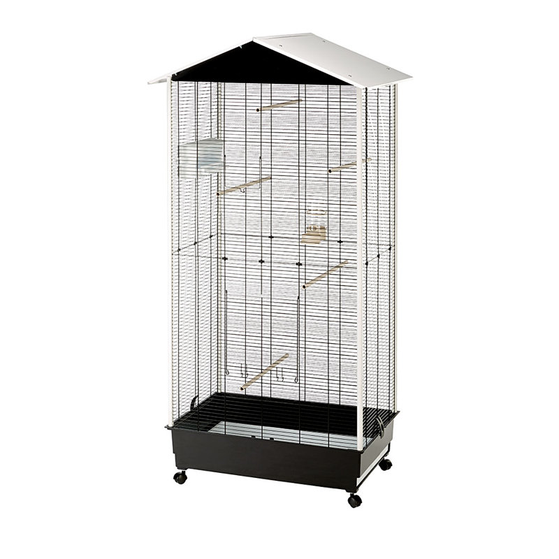 161.5cm Pointed Top Floor Bird Cage with Wheels