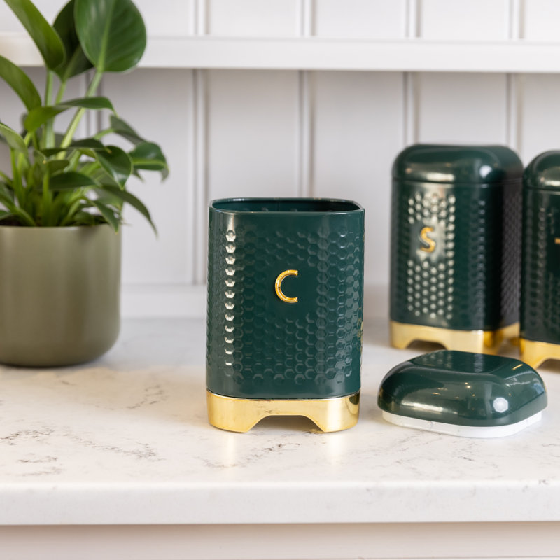 Lovello Coffee Kitchen Canister, Green