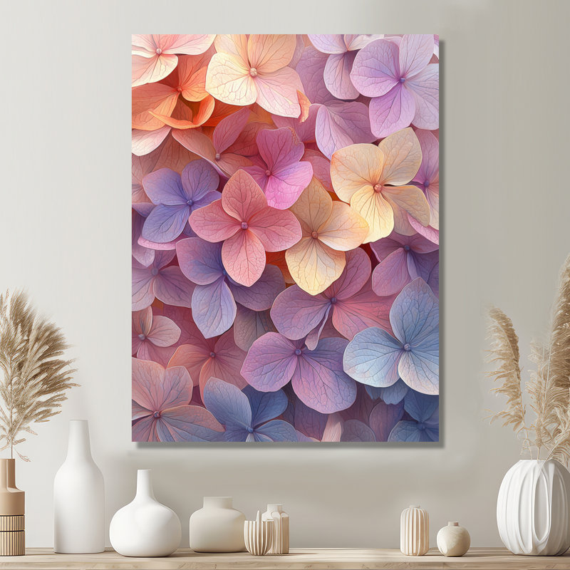 Casey - art mural floral, H 20 po x l 12 po, Toile tendue, Ne s’applique pas