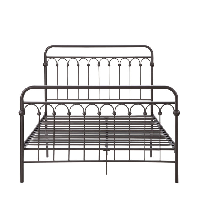 August Grove® Tortola Metal Slat Bed & Reviews | Wayfair