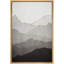 Chaîne de montagnes gris pastel, nature, paysage, illustrations, art moderne-100706992-100706993