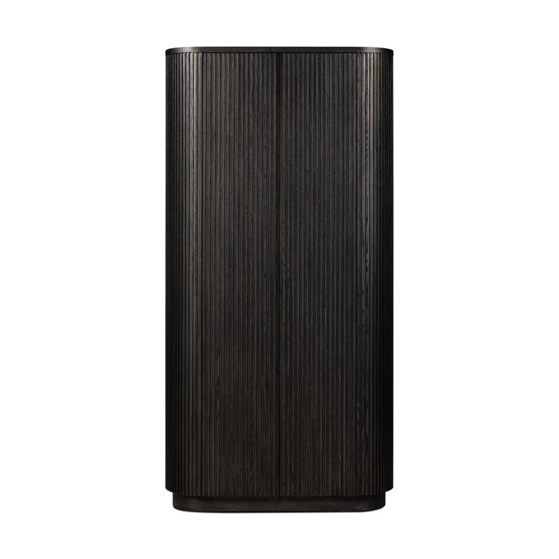 Delphi Cabinet-Desert Oak, Cerused Black Oak