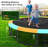 Sapphome Round Backyard Trampoline with Safety Enclosure-100392448
