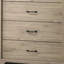 Commode 4 tiroirs avec poignées noires Elara-1732163438