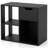 1 Pcs 3-cube Bookcase Organizer With 2-tier Wooden Storage Shelf & Pull-out Drawer